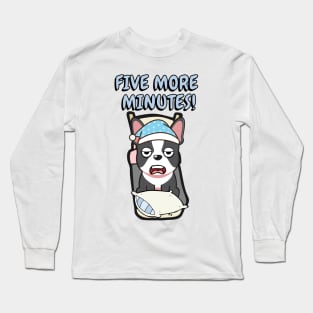 Lazy french bulldog cant get out of bed Long Sleeve T-Shirt